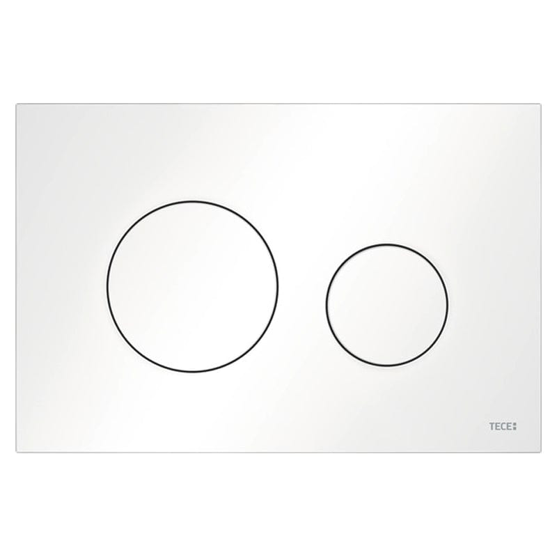 TECEloop Betjeningsplate - kraftig plast Hvit matt Tece Betjeningsplate og trykknapper TE-6122968