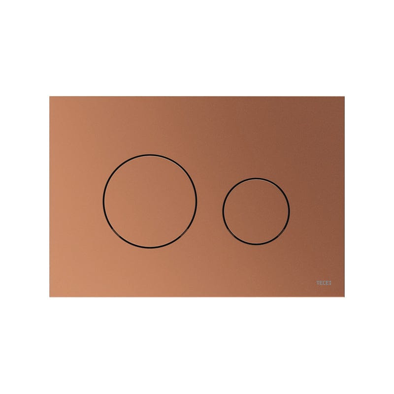 TECEloop Betjeningsplate - kraftig plast Metallic bronse rød Tece Betjeningsplate og trykknapper TE-6123181