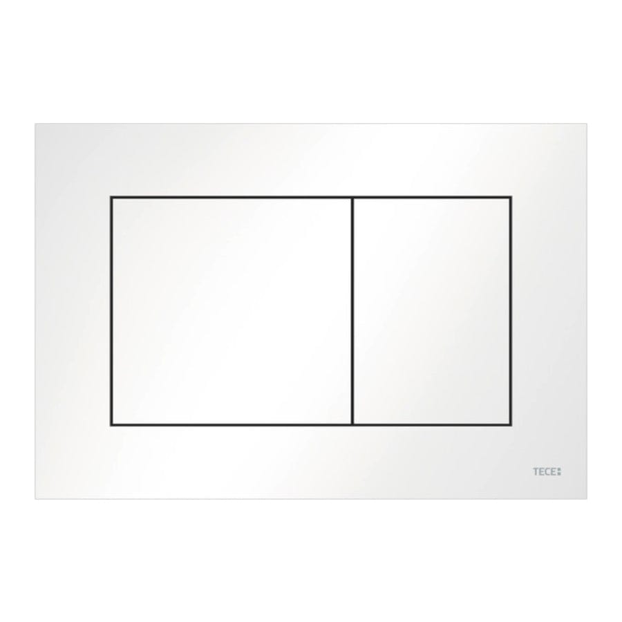 TECEnow Betjeningsplate Hvit matt Tece Betjeningsplate og trykknapper TE-6122991