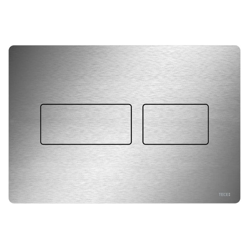 TECEsolid WC Betjeningsplate Børstet stål anti-fingermerke Tece Betjeningsplate og trykknapper TE-6122645