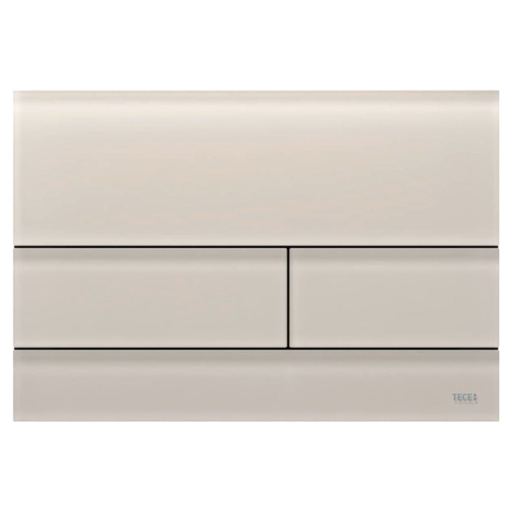 TECEsquare II Betjeningsplate Ensfarget Glass Hvit Tece Betjeningsplate og trykknapper TE-6123144