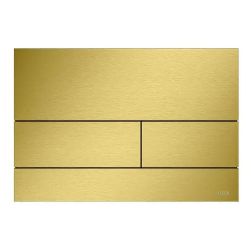 TECEsquare II Betjeningsplate Metall Børstet gull Tece Betjeningsplate og trykknapper TE-6123156