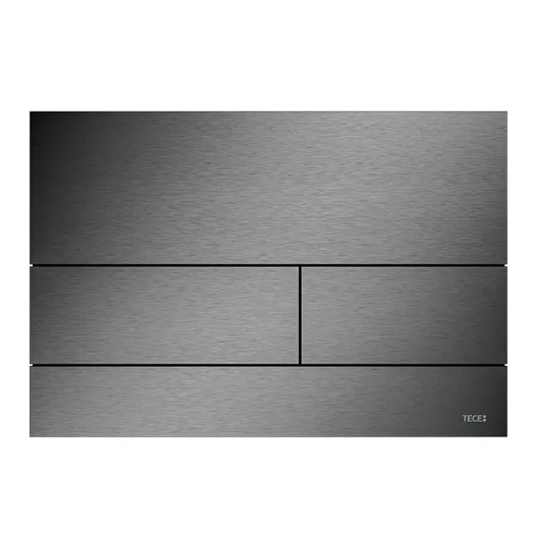 TECEsquare II Betjeningsplate Metall Børstet svart krom Tece Betjeningsplate og trykknapper TE-6123155