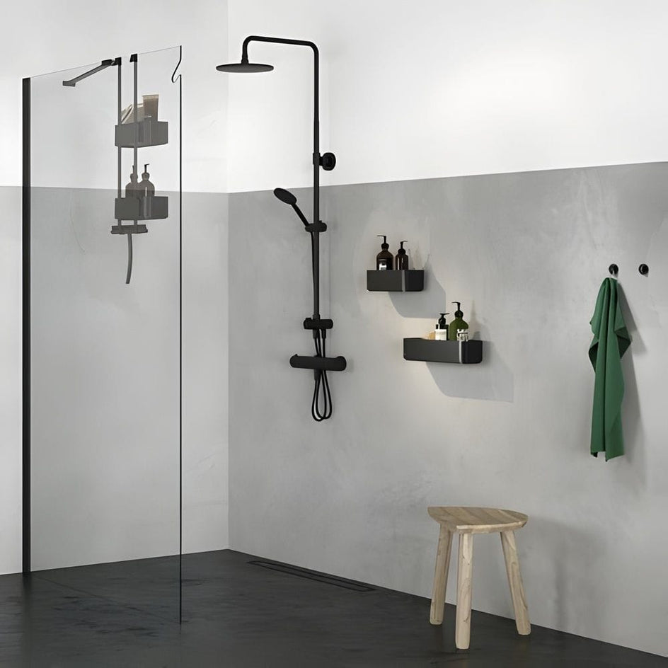 Tiger 2-Store Dusjkurv 35cm Tiger Dusjhylle