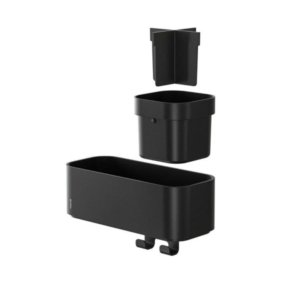 Tiger 2-Store Dusjkurv med Krok og Inndeler Tiger Dusjhylle