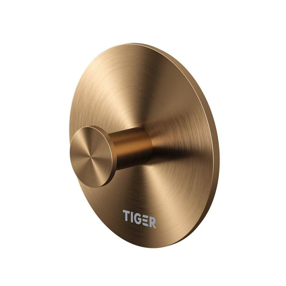 Tiger Base Krok Enkel Børstet kobber Tiger Knagger CO-800731