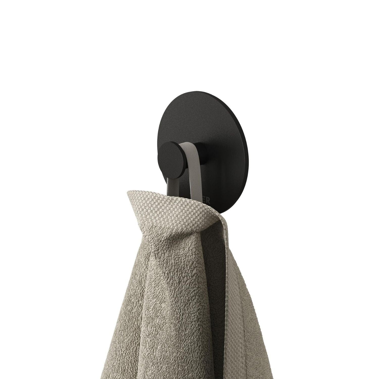 Tiger Base Krok Enkel Svart matt Tiger Knagger CO-800729