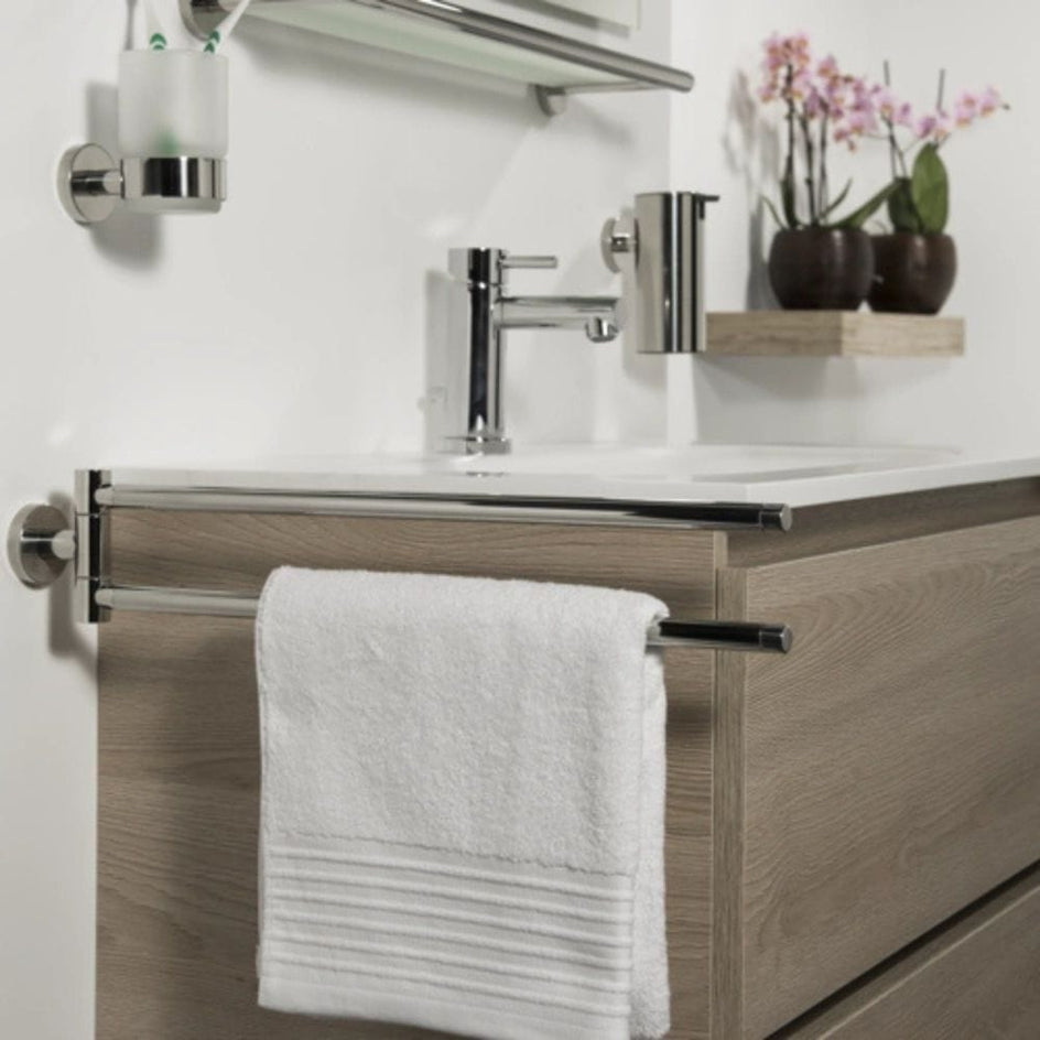 Tiger Boston 2-arm Håndklestang svingbar Tiger Håndklestang