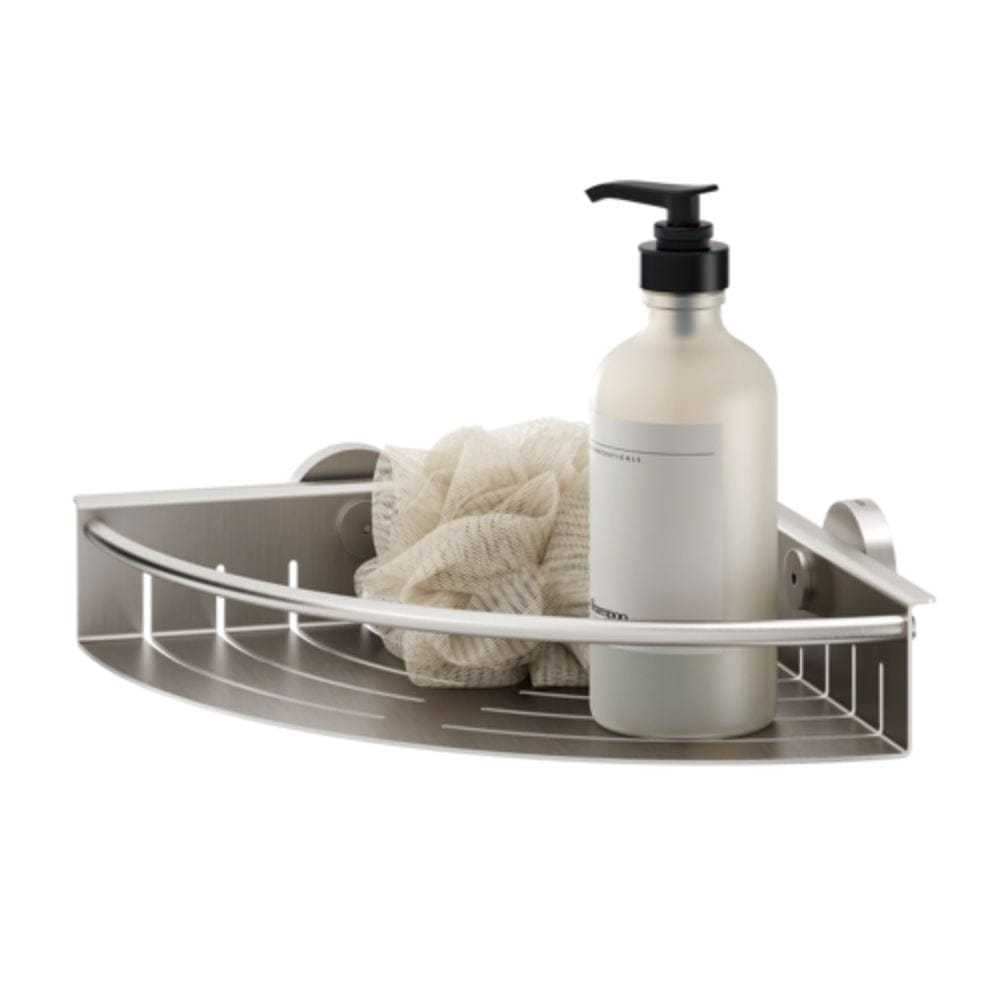 Tiger Boston hjørnekurv - kan limes Matt krom Tiger Dusjhylle CO-T304732