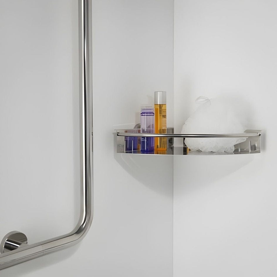 Tiger Boston hjørnekurv - kan limes Tiger Dusjhylle