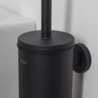 Tiger Boston toalettbørste for vegg svart matt - kan limes