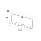 Tiger Colar 4 krokrekke 