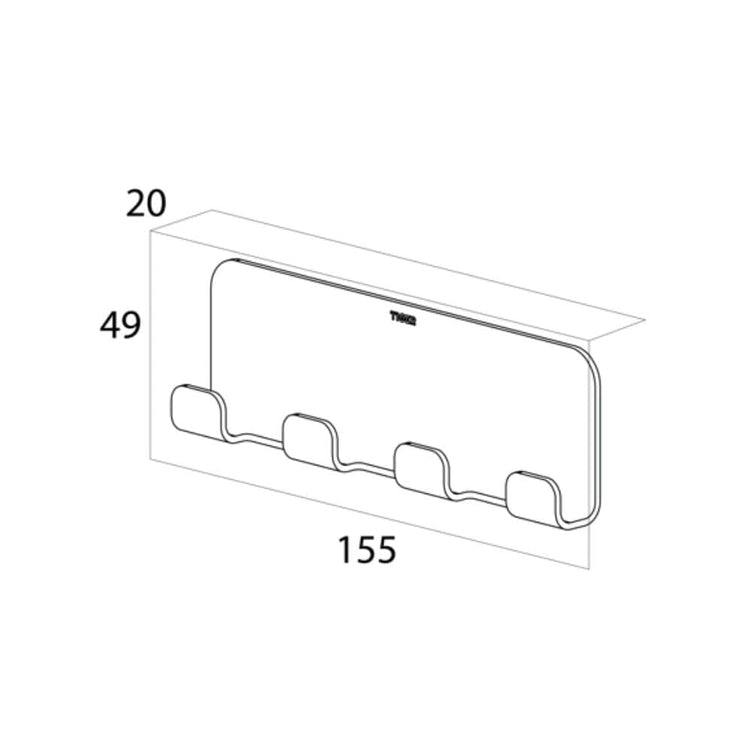 Tiger Colar 4 krokrekke 