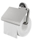 Tiger Cooper toalettrullholder med lokk, børstet stål/svart Børstet stål Tiger Toalettrullholder CO-T800224