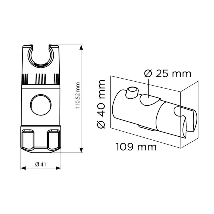 Tiger Glider Til Dusjstang