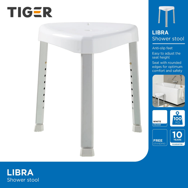 Tiger Libra dusjkrakk med justerbar høyde