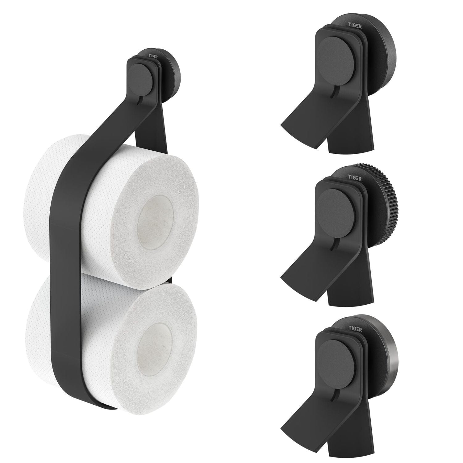 Tiger Orion reserverullholder Svart Tiger Toalettrullholder CO-800663