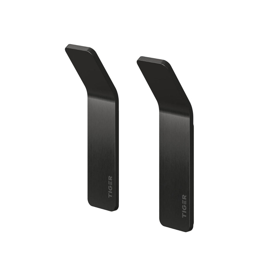 Tiger Single krok 2stk Gun metal Tiger Knagger CO-800746