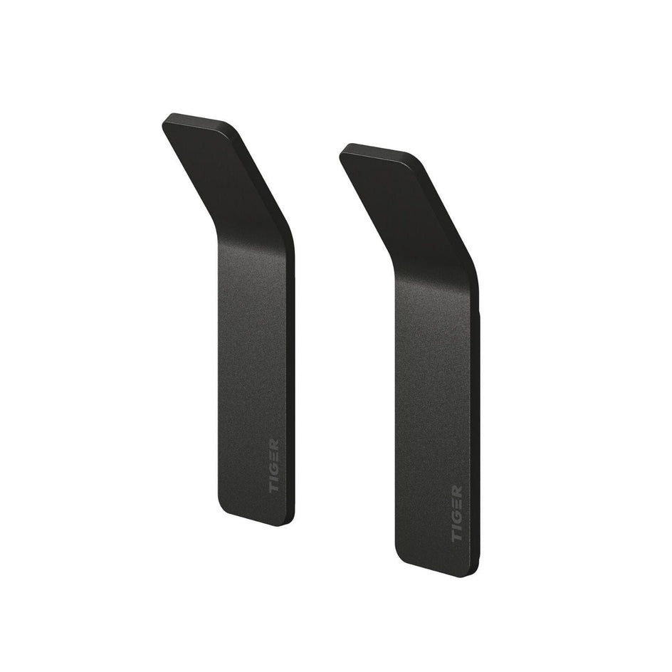 Tiger Single krok 2stk Svart matt Tiger Knagger CO-800747