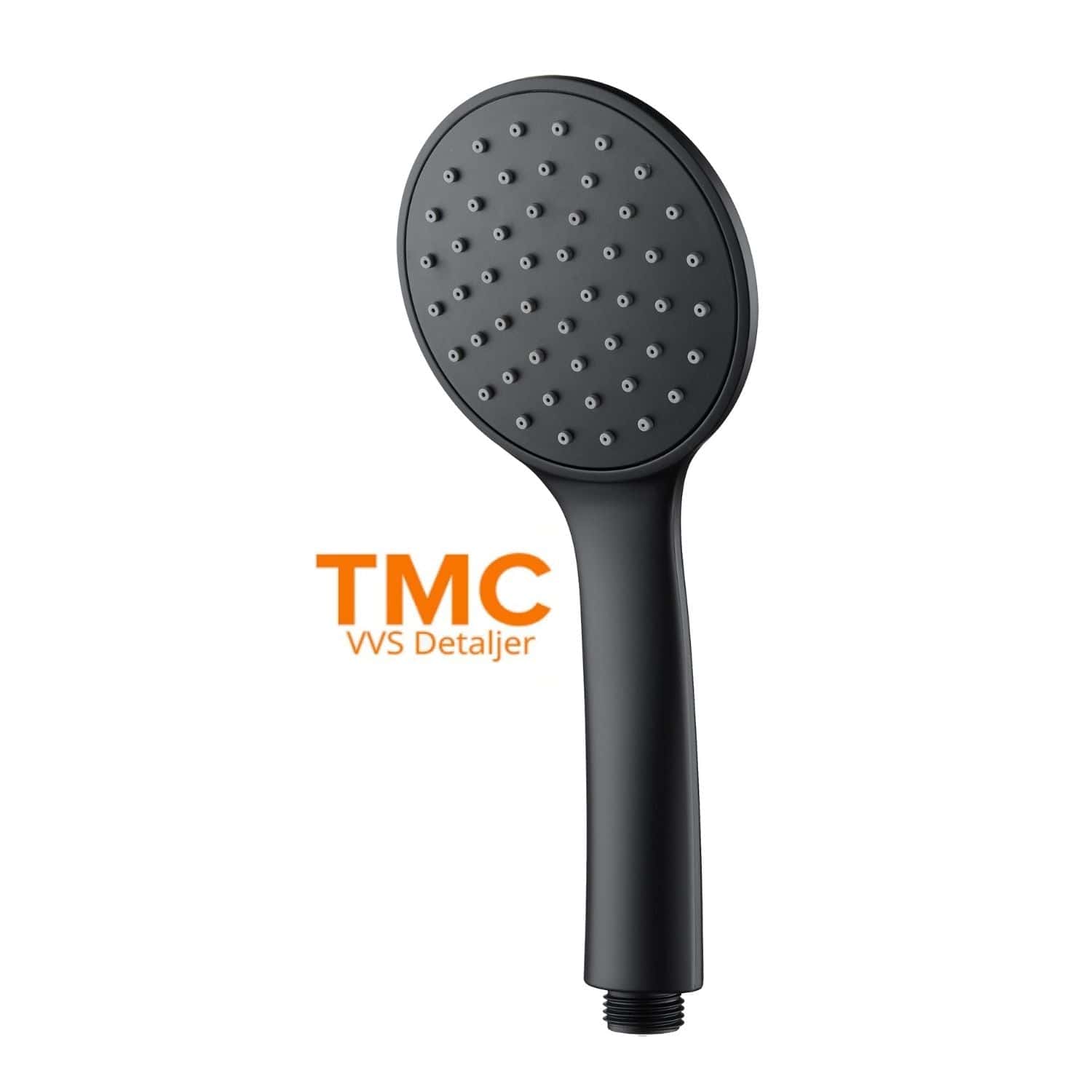 TMC Splash 1 Funksjon Hånddusj Svart TMC Dusjhode HEI-4484951