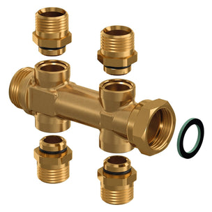 Uponor WTR DR Fordeler med Løpemutter - 2+2 uttak