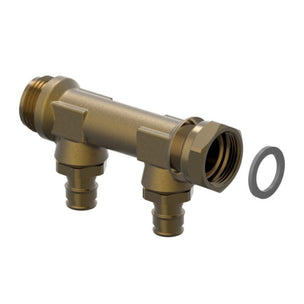 Uponor Aqua Plus Q&E DR Fordeler med Løpemutter - 2 uttak