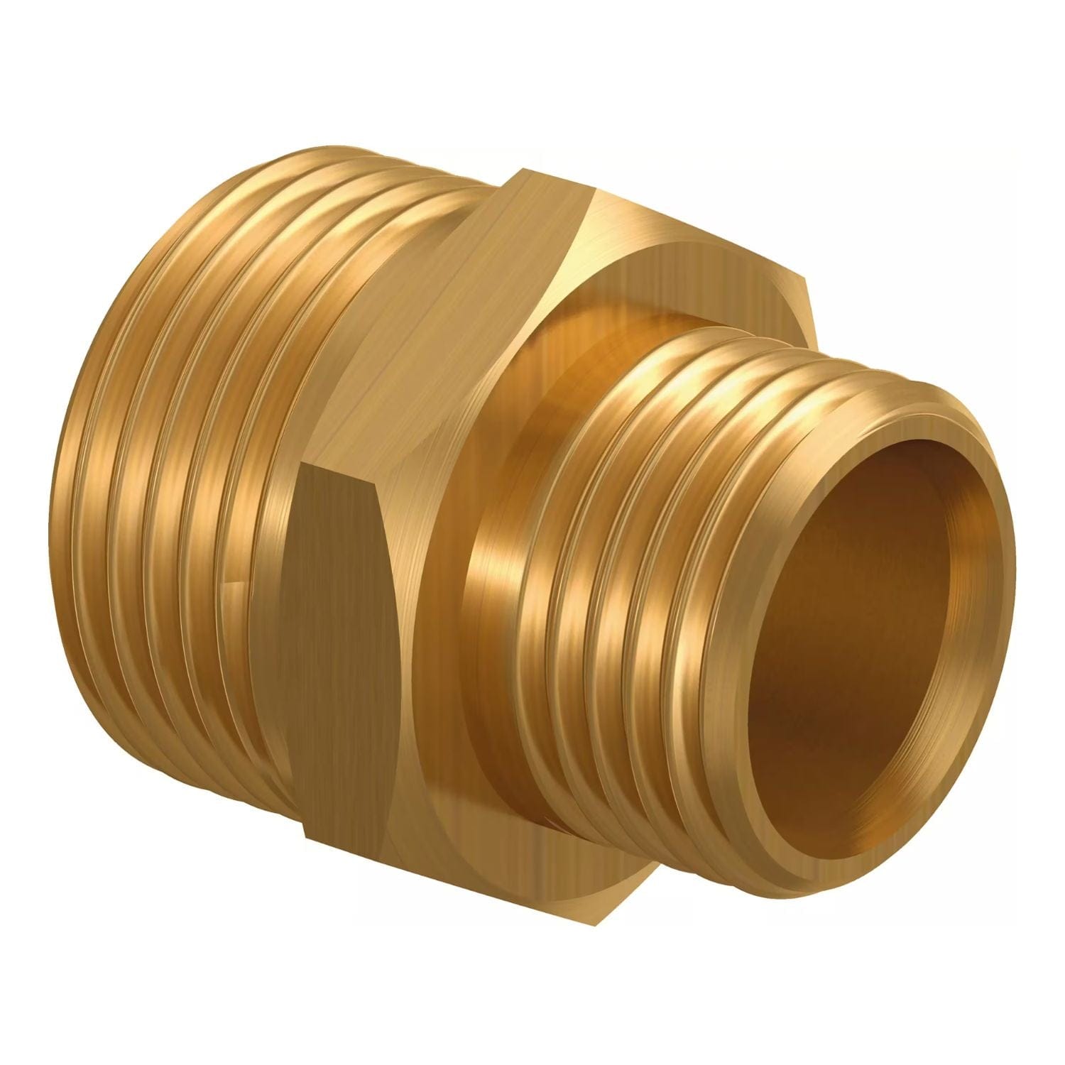 Uponor FPL-X Kompresjon Dobbelnippel - Messing 3/4"x1/2" Uponor HEI-8362176