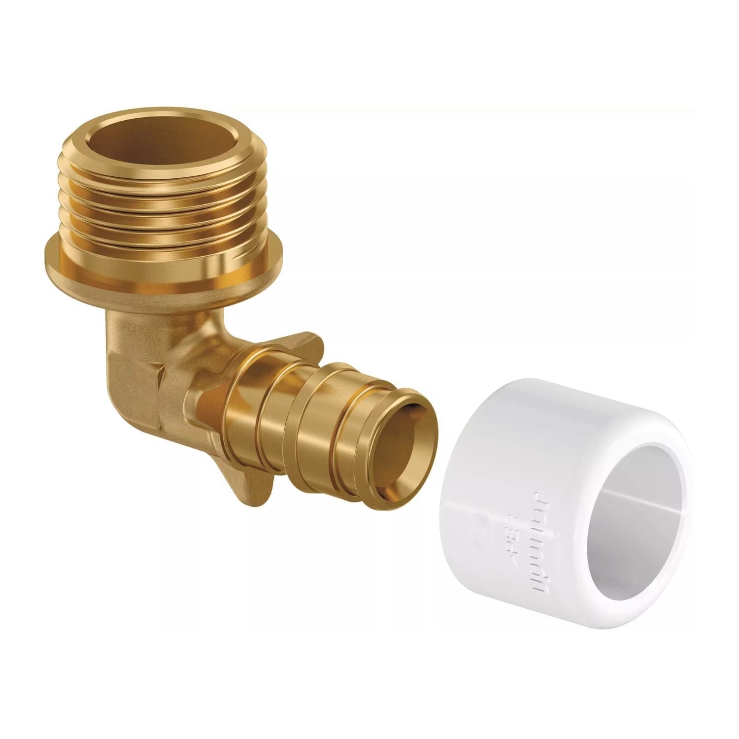 Uponor Q&E DR Albue Utvendig med Ringer 15mm-1/2" Uponor Albue HEI-5110922