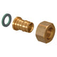 Uponor Q&E DR Rettnippel med Løpemutter 16mm-1/2" Uponor Rørdeler tappevann HEI-5111275