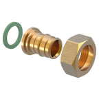 Uponor Q&E DR Rettnippel med Løpemutter