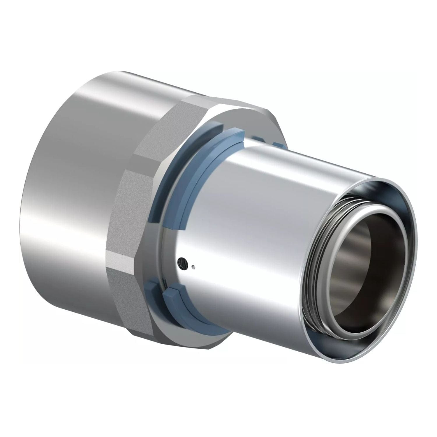 Uponor S-Press Messing Rettnippel Innvendig 40mmx1 1/2" Uponor Rør pressfitting HEI-5071552