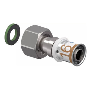 Uponor S-Press Plus Adapter med Løpemutter