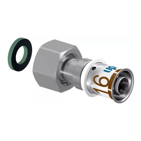 Uponor S-Press Plus Adapter med Løpemutter