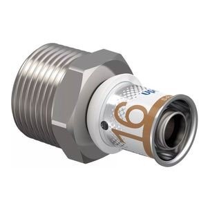 Uponor S-Press Plus Adapter med Utvendig gjenge