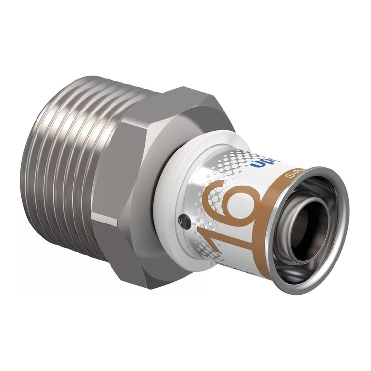 Uponor S-Press Plus Adapter med Utvendig gjenge