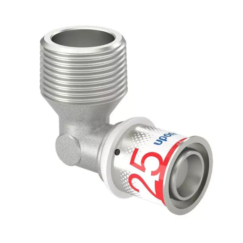 Uponor S-Press Plus Albue med Utvendig gjenge 25mm-1" Uponor Albue pressfitting HEI-5114464