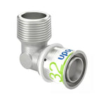 Uponor S-Press Plus Albue med Utvendig gjenge
