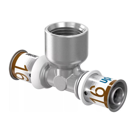 Uponor S-Press Plus T-rør med Innvendig gjenge
