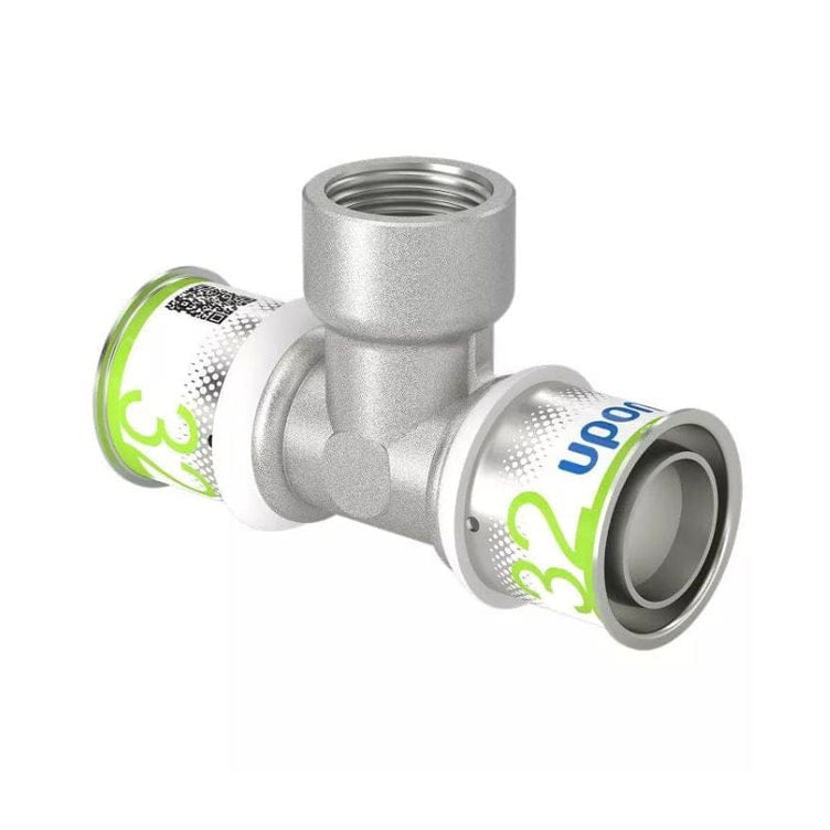 Uponor S-Press Plus T-rør med Innvendig gjenge