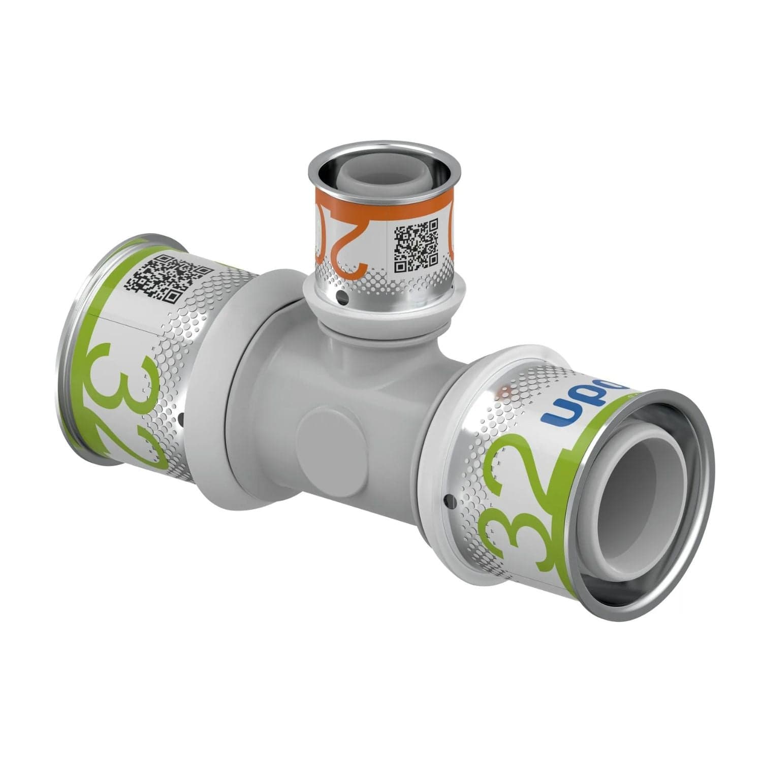 Uponor S-Press PPSU Kompositt T-rør 32-20-32mm Uponor T-rør pressfitting HEI-5114414