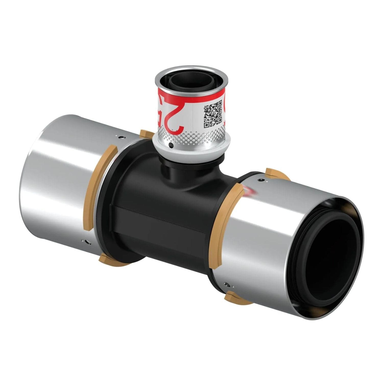 Uponor S-Press PPSU Kompositt T-rør 50-25-50mm Uponor T-rør pressfitting HEI-5114424