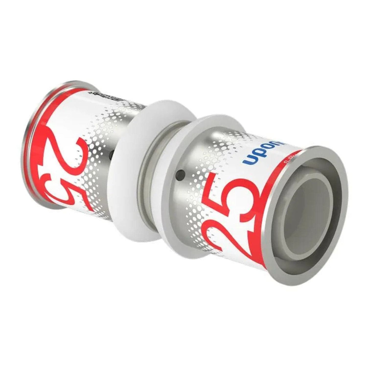 Uponor S-Press PPSU/MLC DR Kompositt Skjøtemuffe 25-25mm Uponor Skjøtemuffe pressfitting HEI-5114387