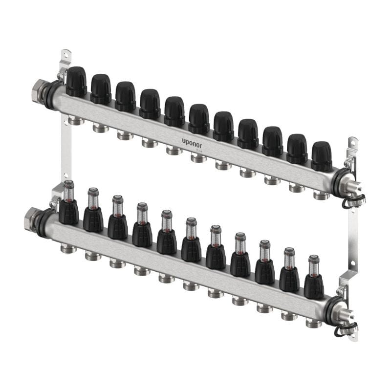 Uponor Vario FM Gulvvarmefordeler 2-12 kurser 11 kurser Uponor Gulvvarmefordeler HEI-8361369