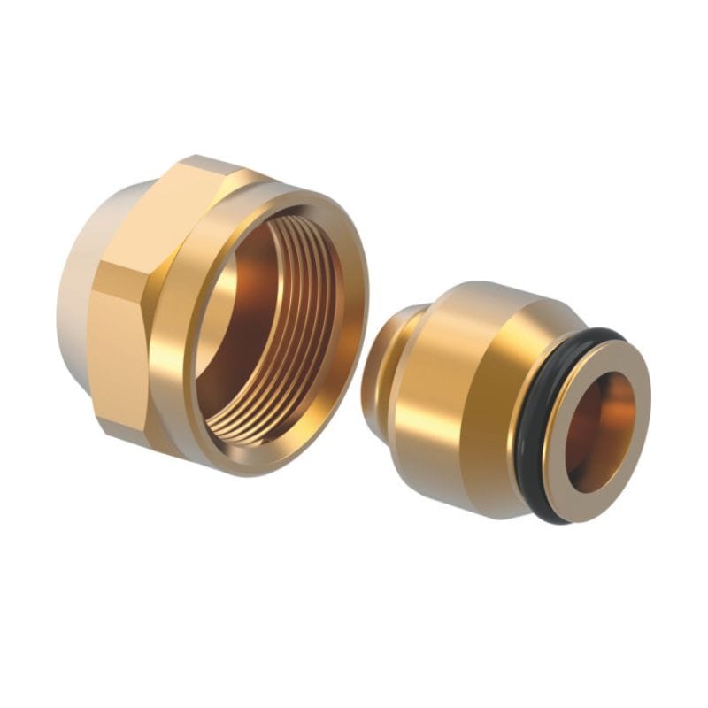 Uponor Vario Pex Euro Koblingssett 20x1.9x2mm Uponor Koblinger gulvvarme HEI-8361034