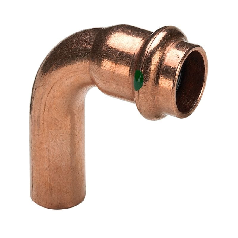 Viega Profipress Kobber Bend pressfitting med 1 muffe 12mm / 90° Viega Bend pressfitting GRO-5047633