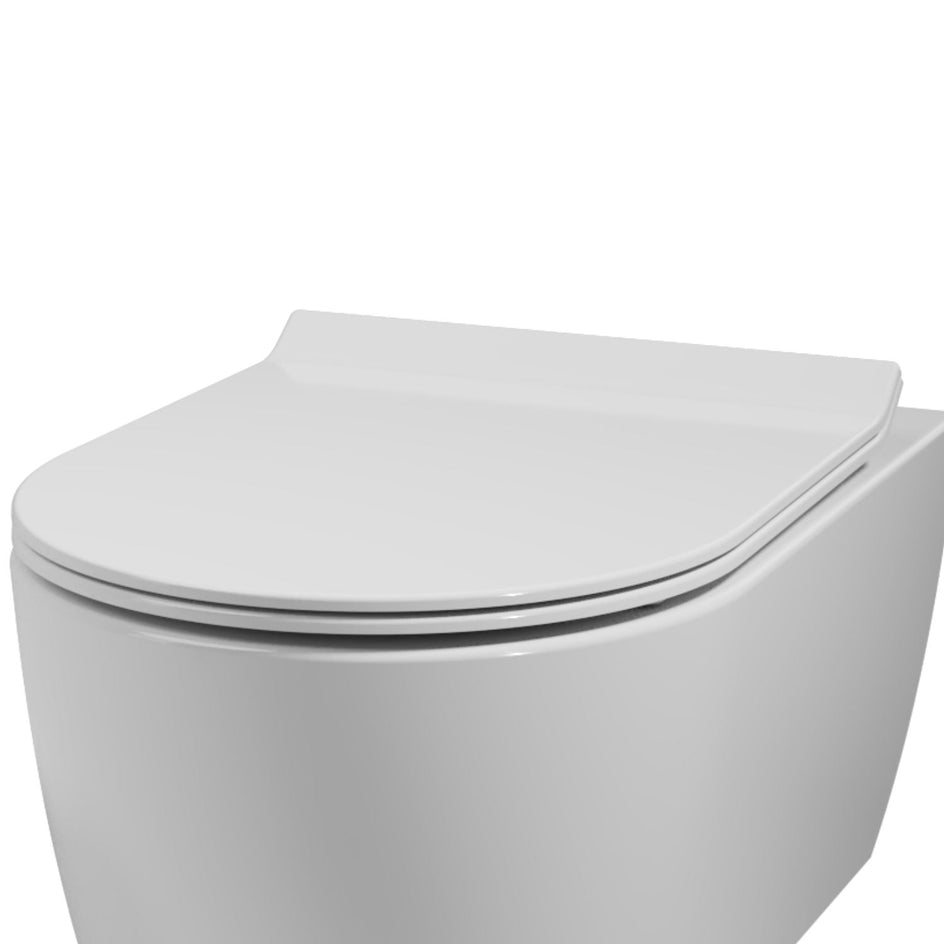 VikingBad Aida Kompakt Slim Toalettsete Hvit VikingBad Toalettsete VB-020510-01