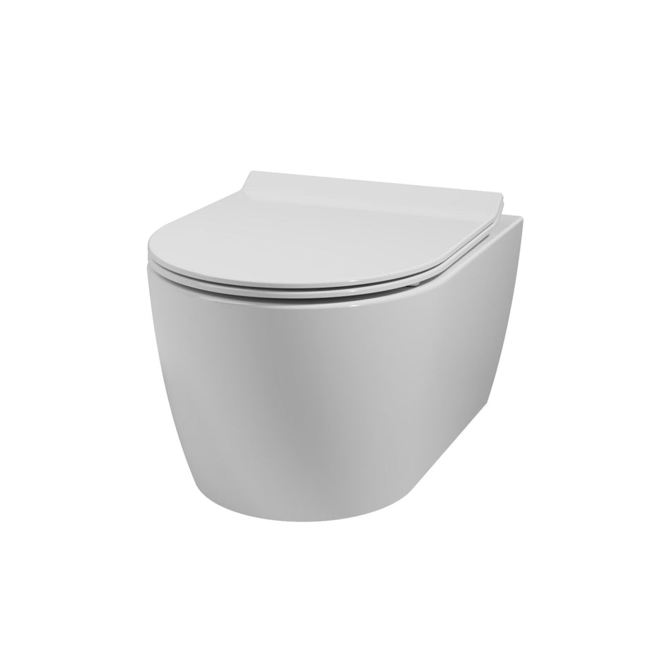 VikingBad Aida Kompakt Slim Toalettsete Hvit VikingBad Toalettsete VB-020510-01