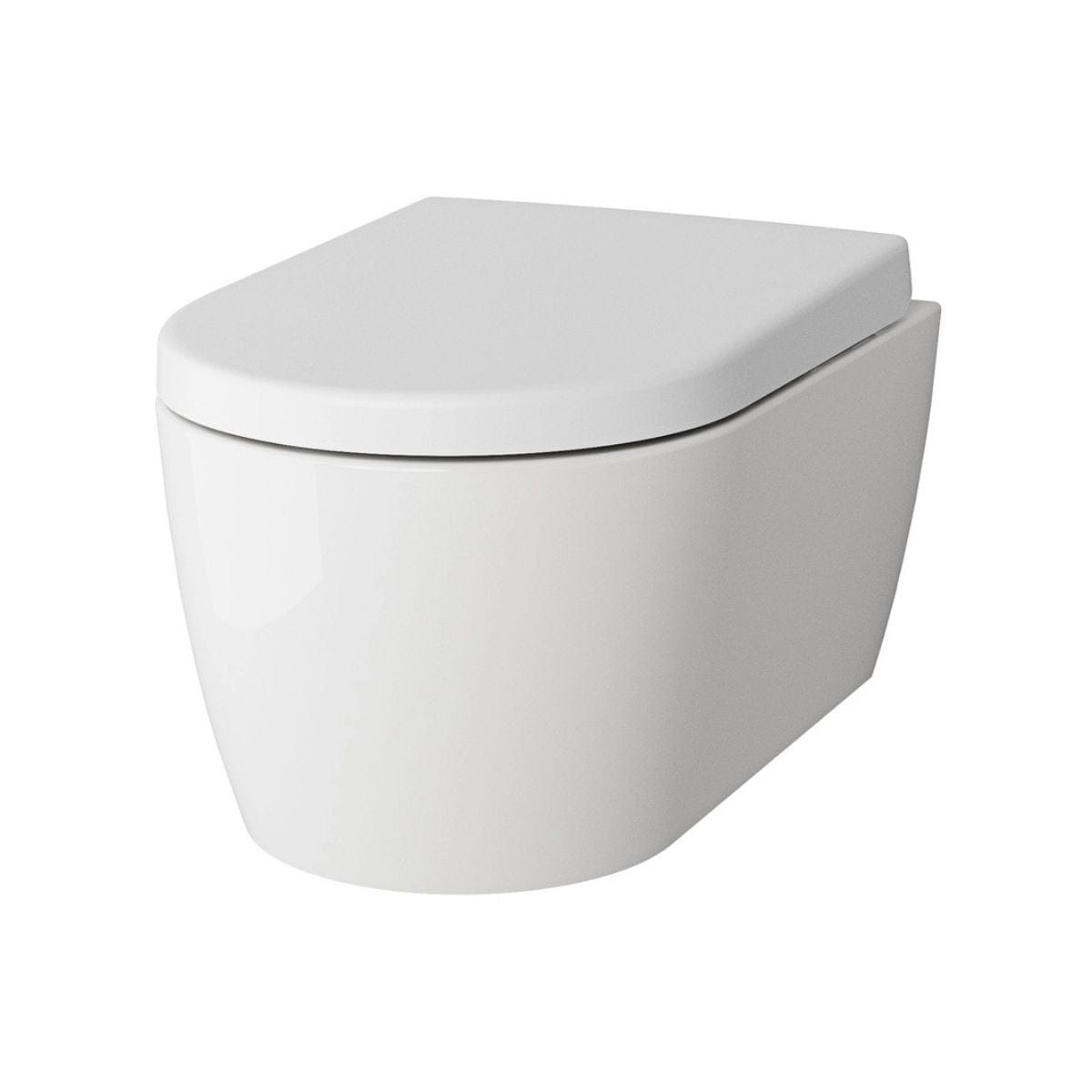 Vikingbad Aida Rimless Vegghengt toalett Hvit / Standard VikingBad Vegghengt toalett VB-113637