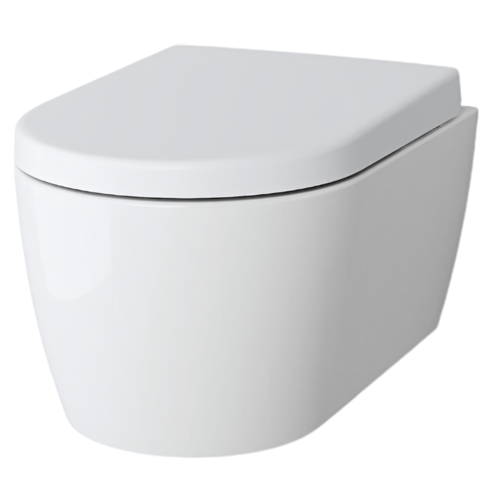 VikingBad Aida Rimless Vegghengt toalett Hvit VikingBad Vegghengt toalett VB-113637