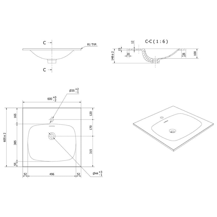 VikingBad ANE Møbelservant
